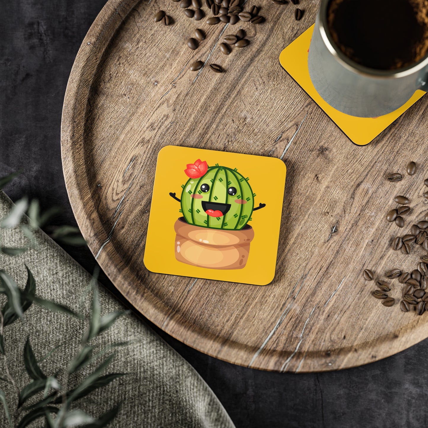 Cute Cactus Lover Coasters