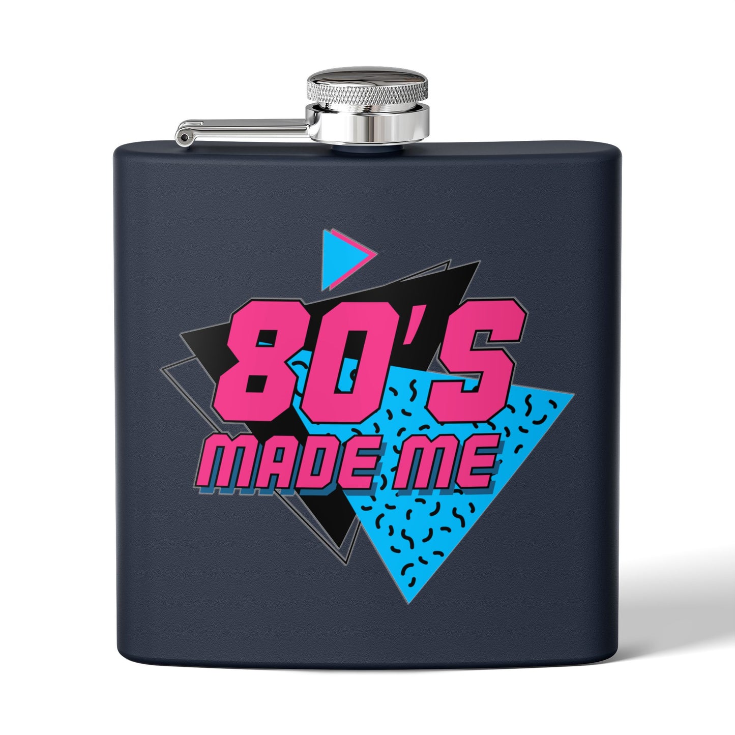 80's Made Me Stainless Steel Flask, 6oz