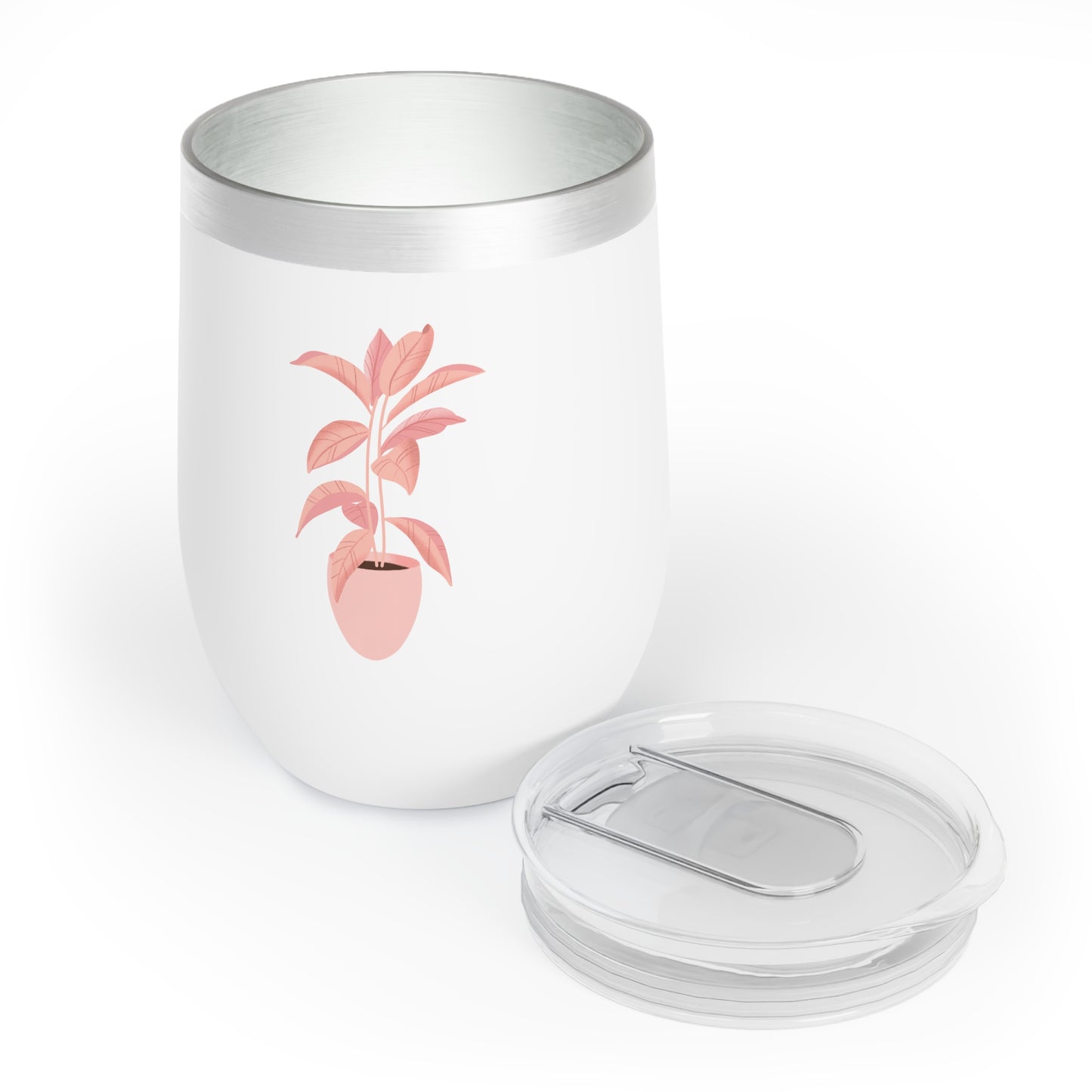 Pink Plant Lover Chill Wine Tumbler