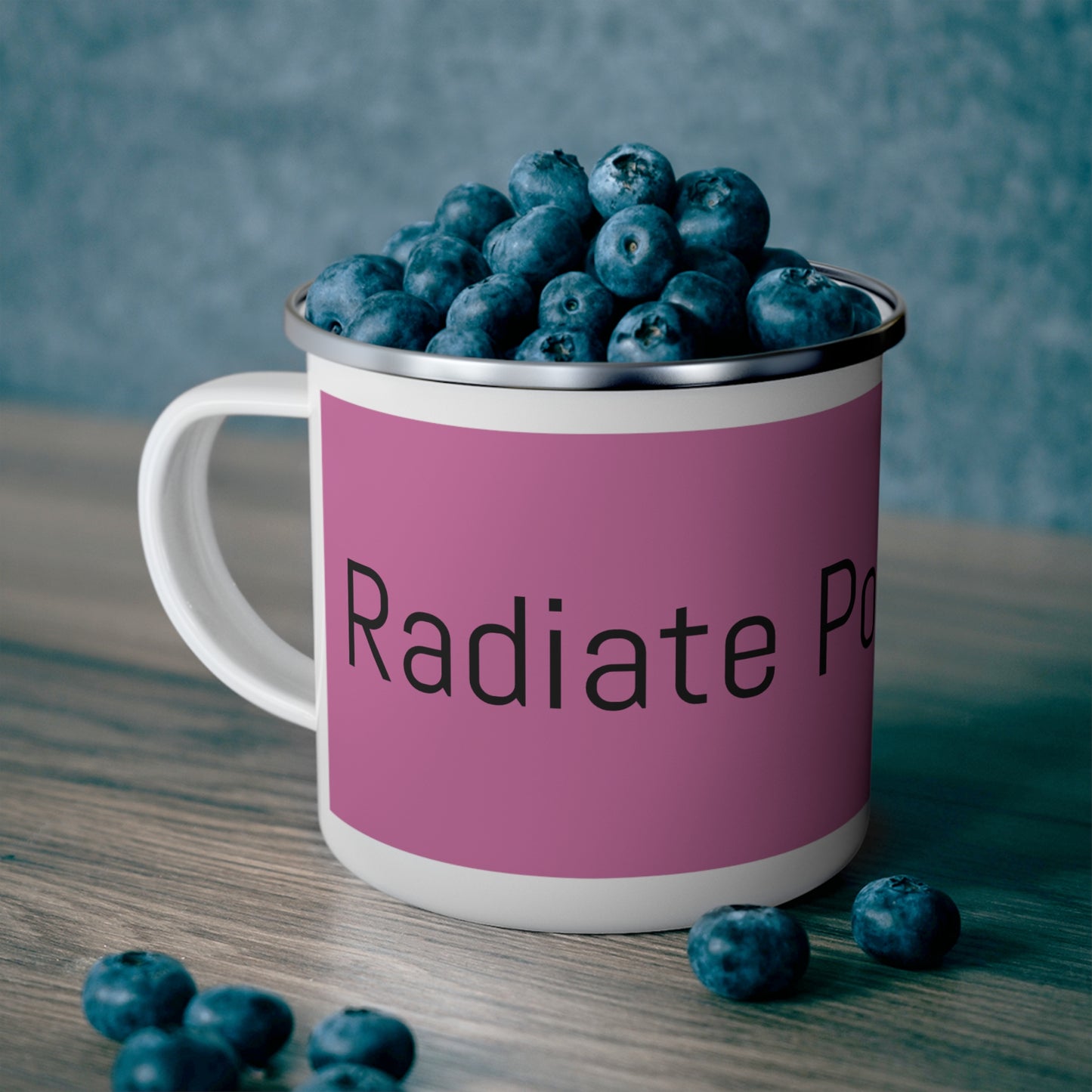 Radiate Positivity Enamel Camping Mug