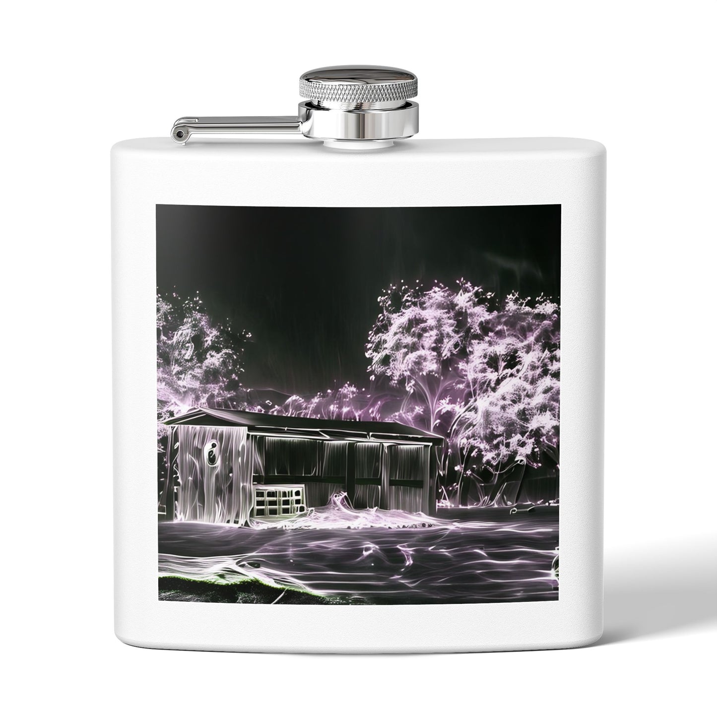 Specter Country Shed Stainless Steel Flask, 6oz