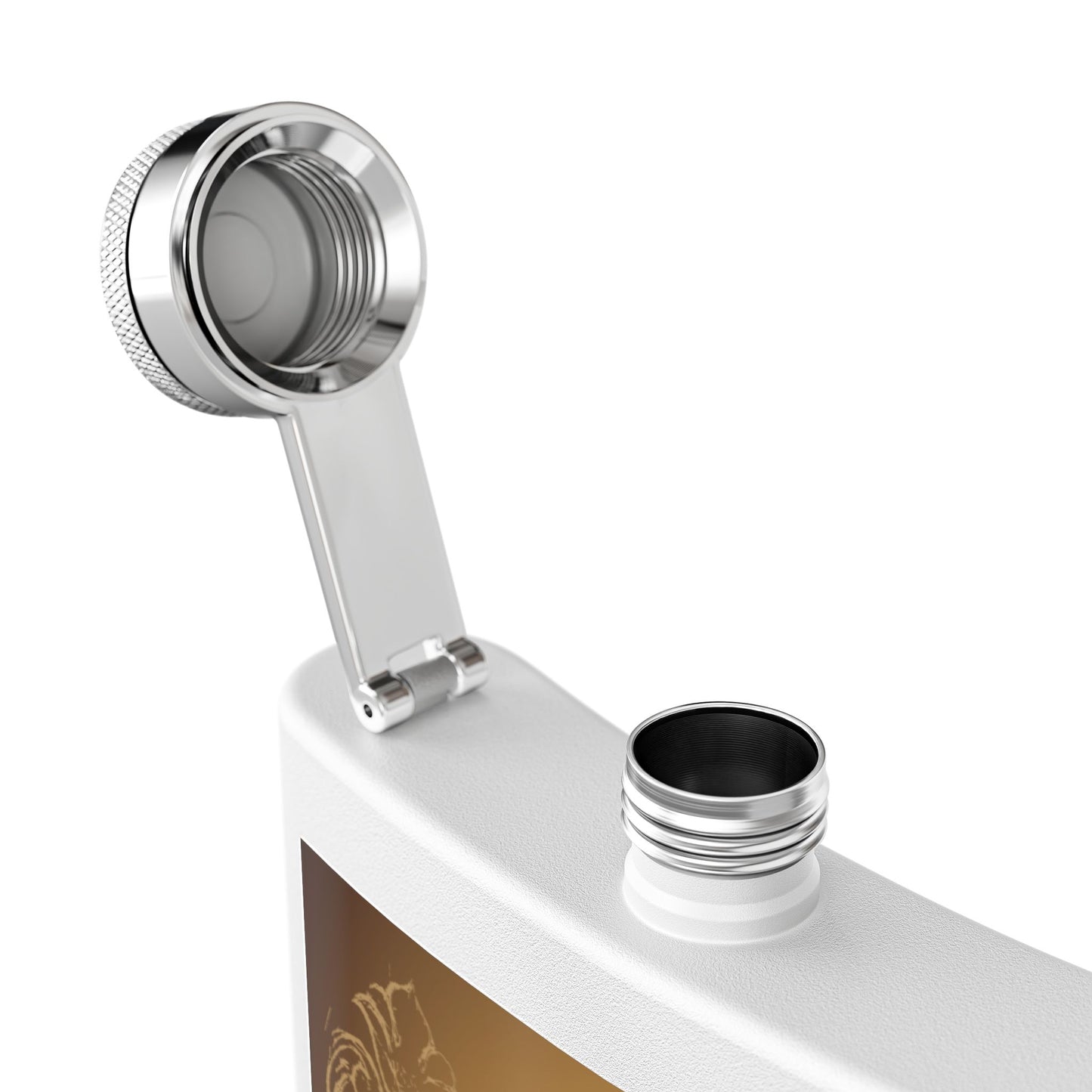 Cowboy Rodeo Stainless Steel Flask, 6oz