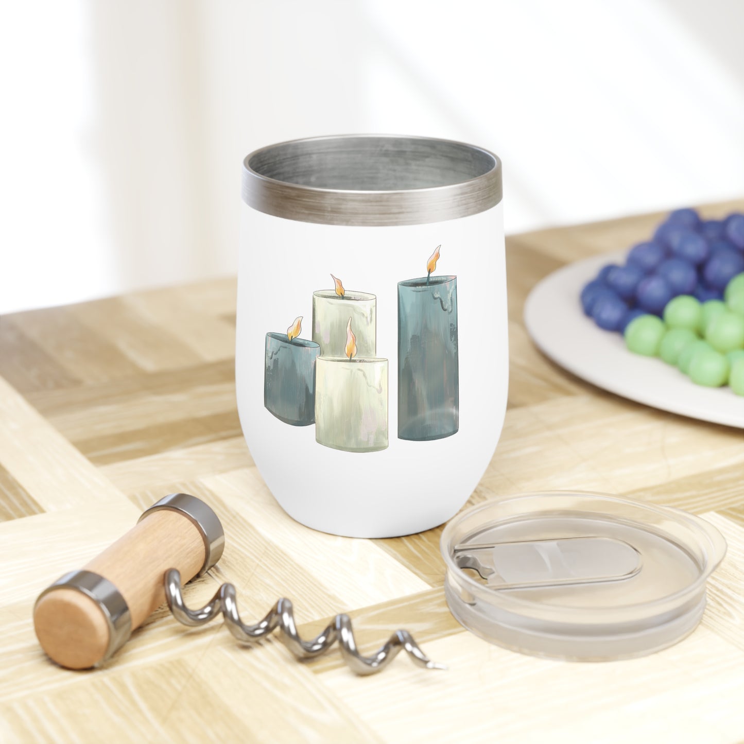 Flickering Candle Chill Wine Tumbler