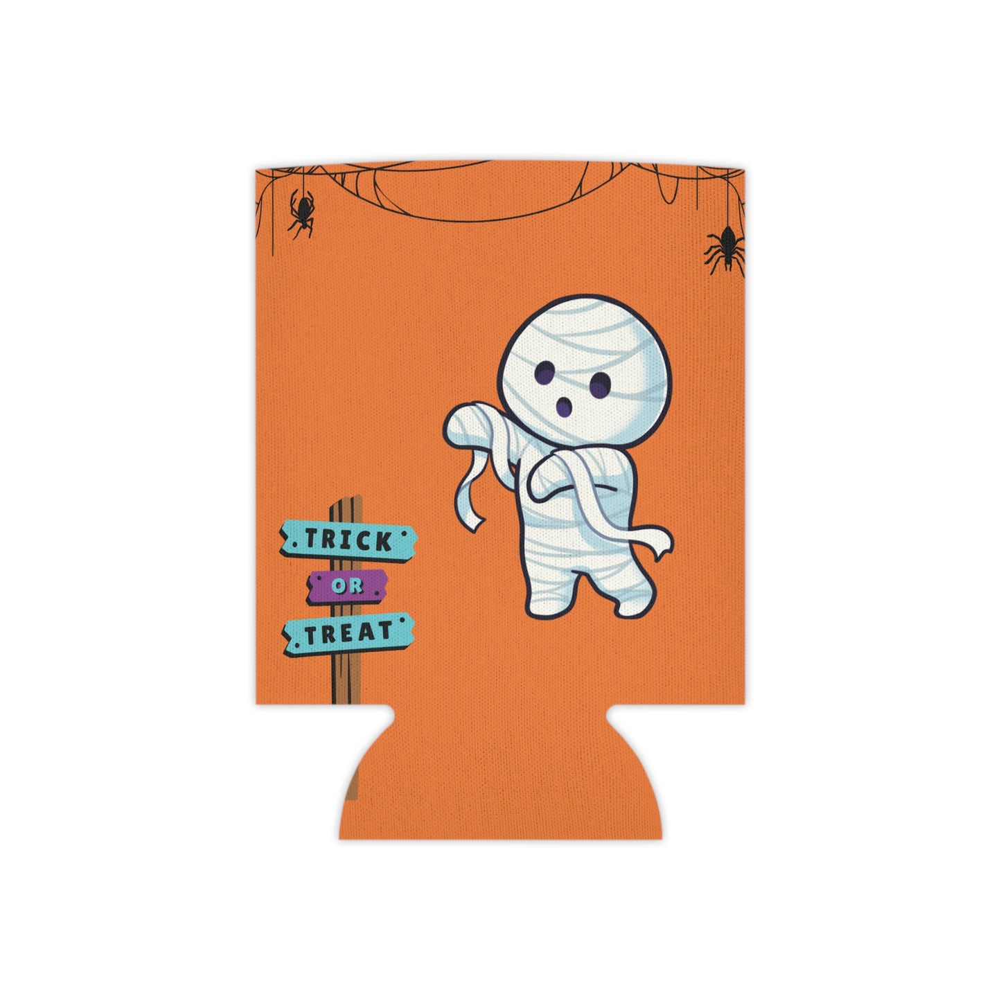 Halloween Bandaged Ghost Can Cooler