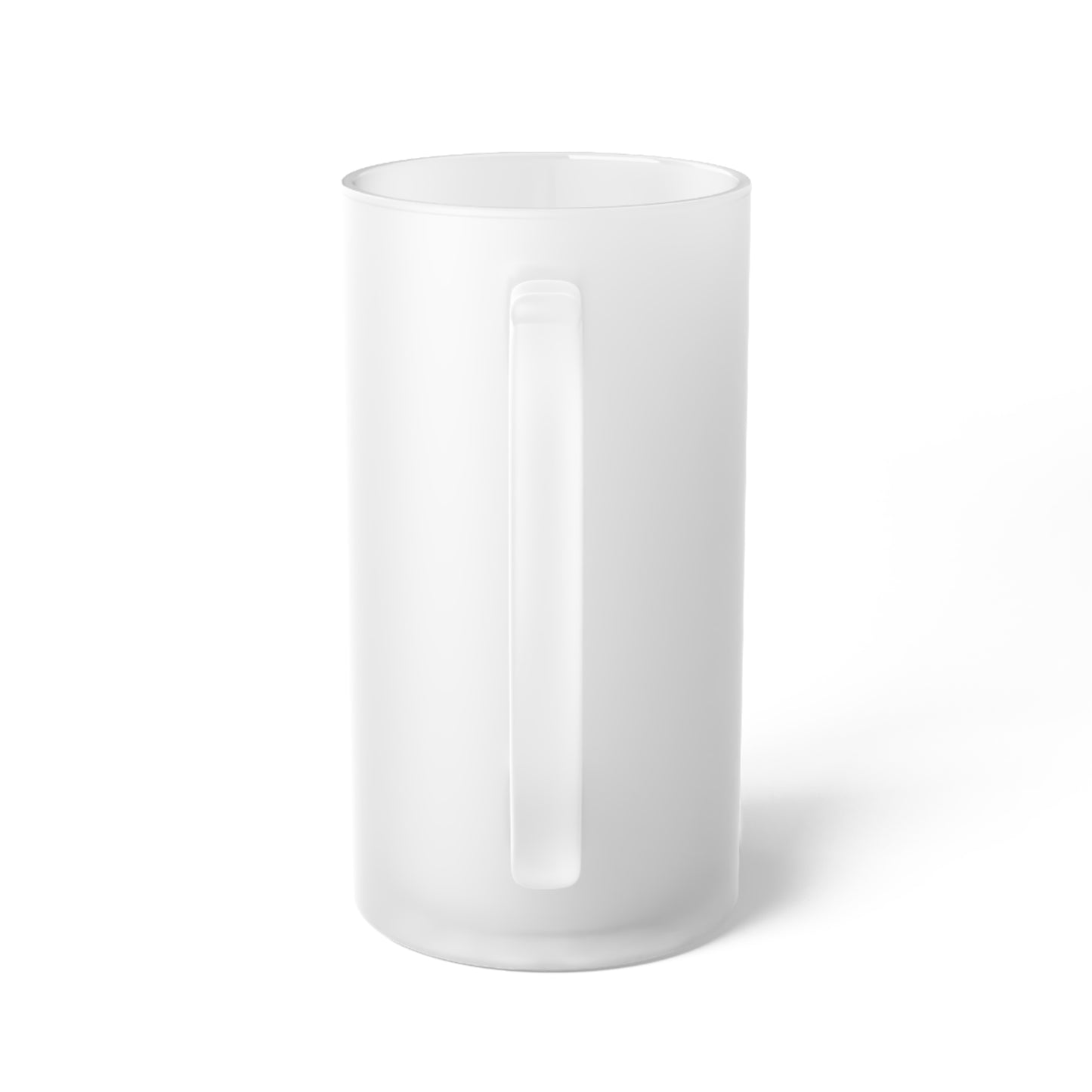 Noughts and Crosses Love Edition Frosted Glass Beer Mug
