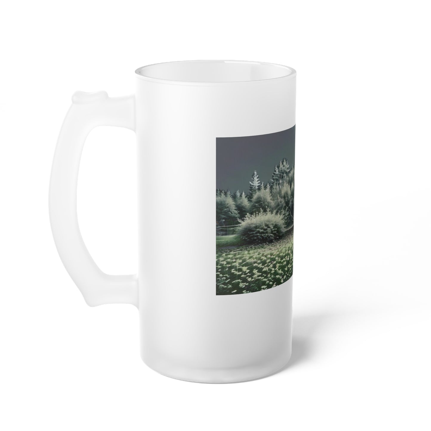 Ghoul Shack Frosted Glass Beer Mug