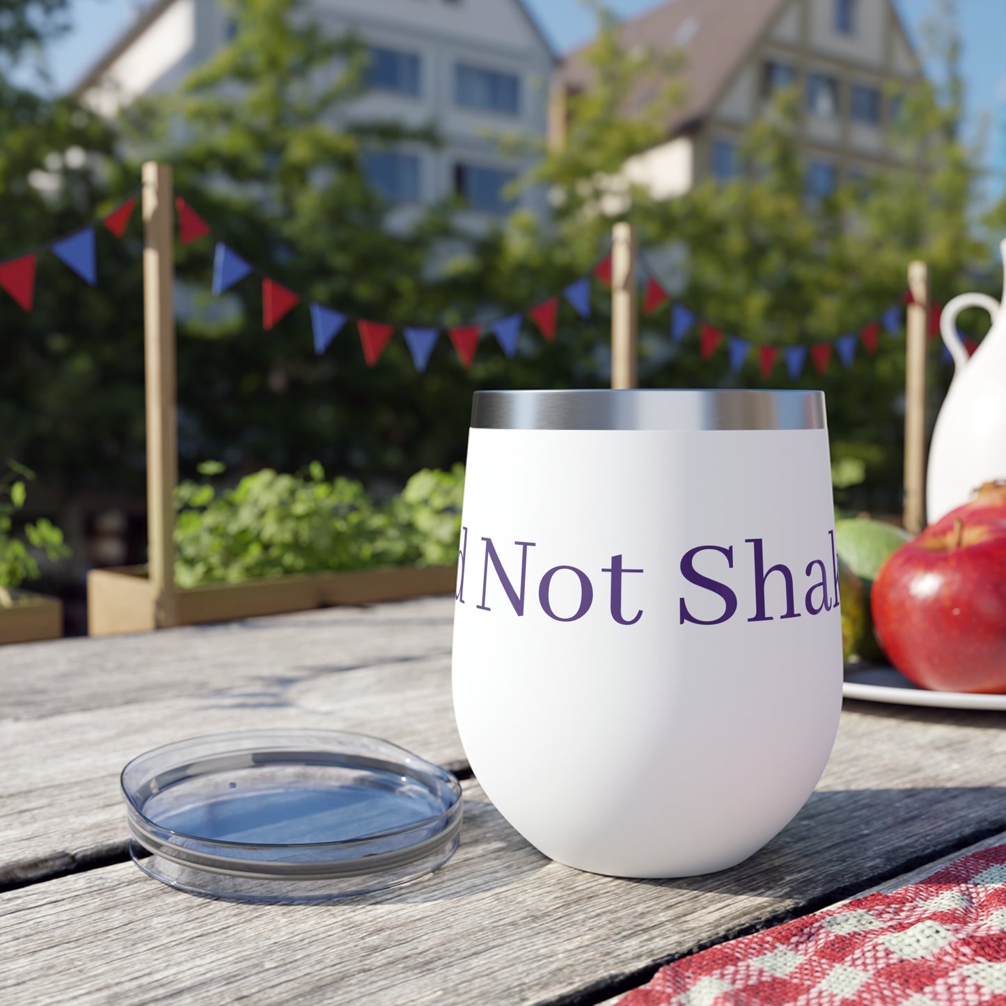 Centered Not Shaken Copper Vacuum Insulated Cup, 12oz