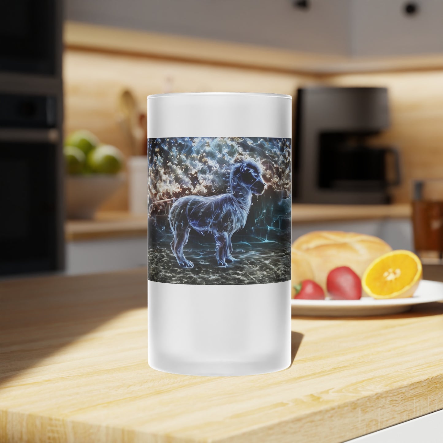 Specter Llama Frosted Glass Beer Mug