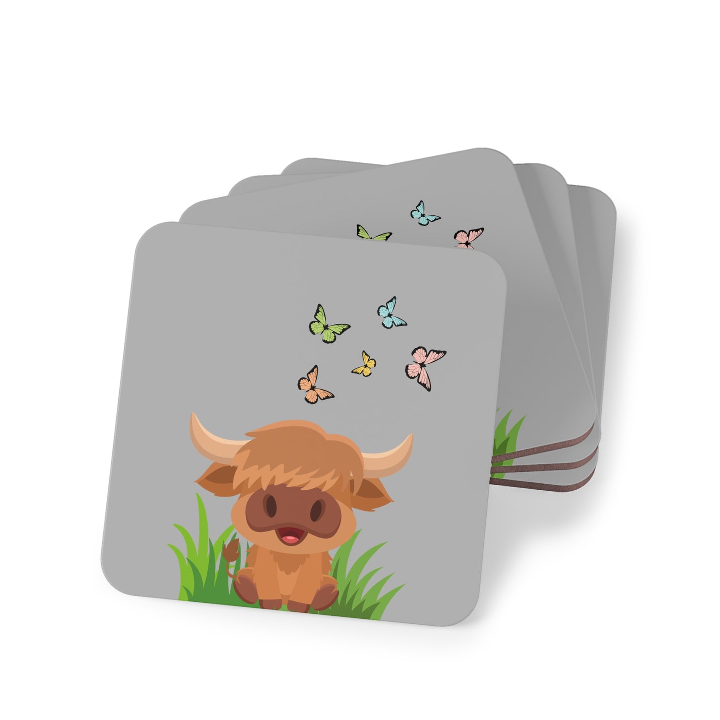 Highland Cow Coasters