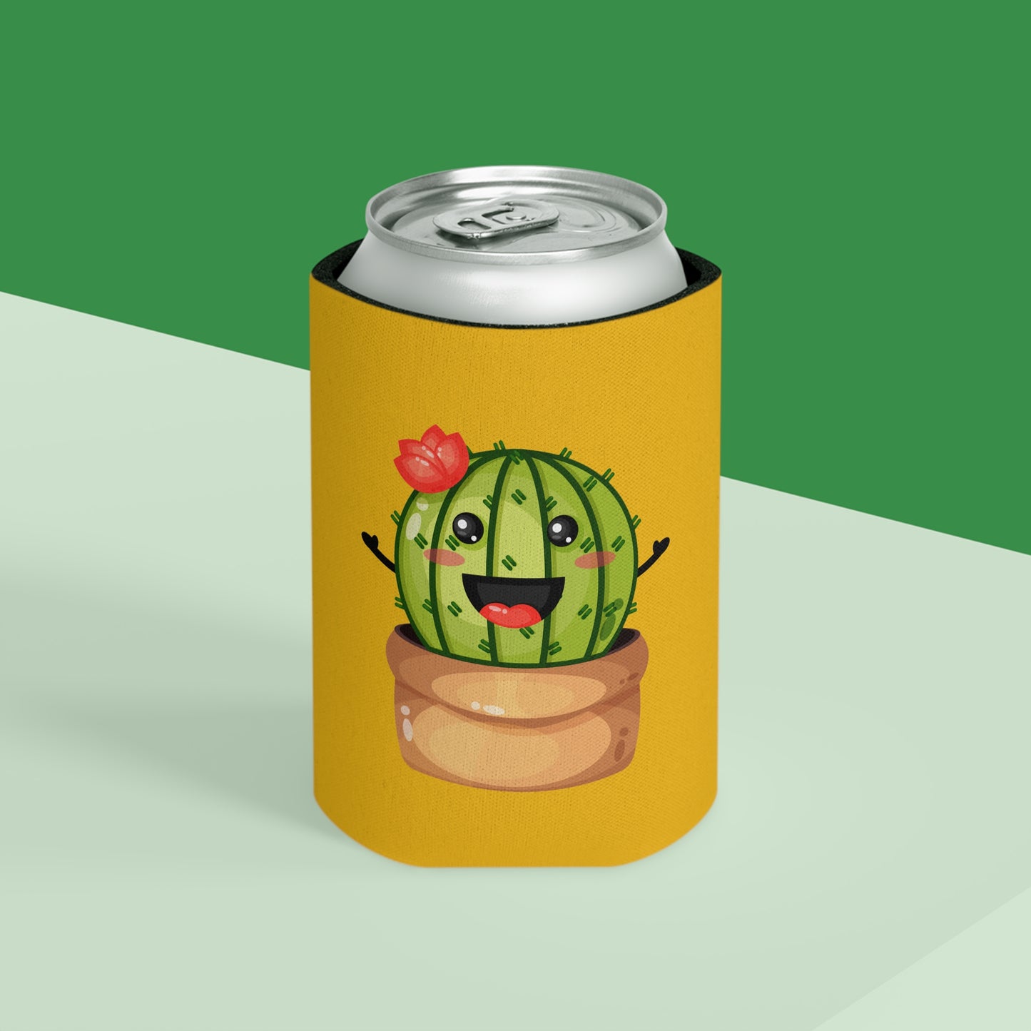 Cute Cactus Can Cooler