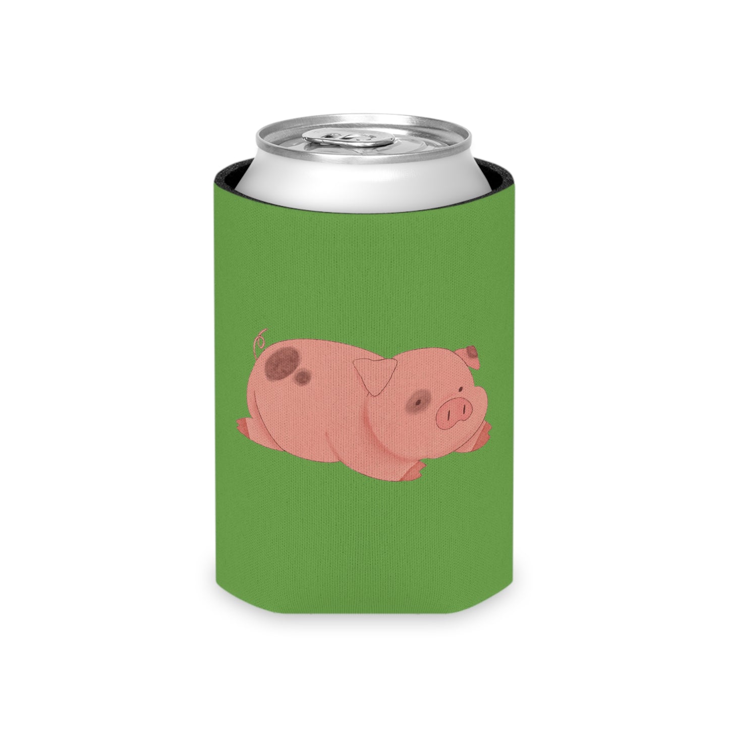 Pink Piggy Can Cooler