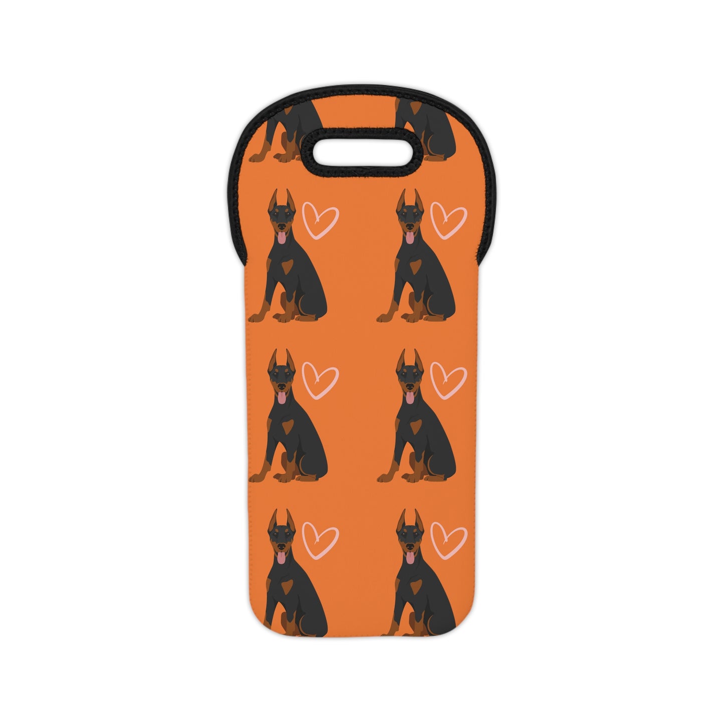 Doberman Lover Wine Tote Bag
