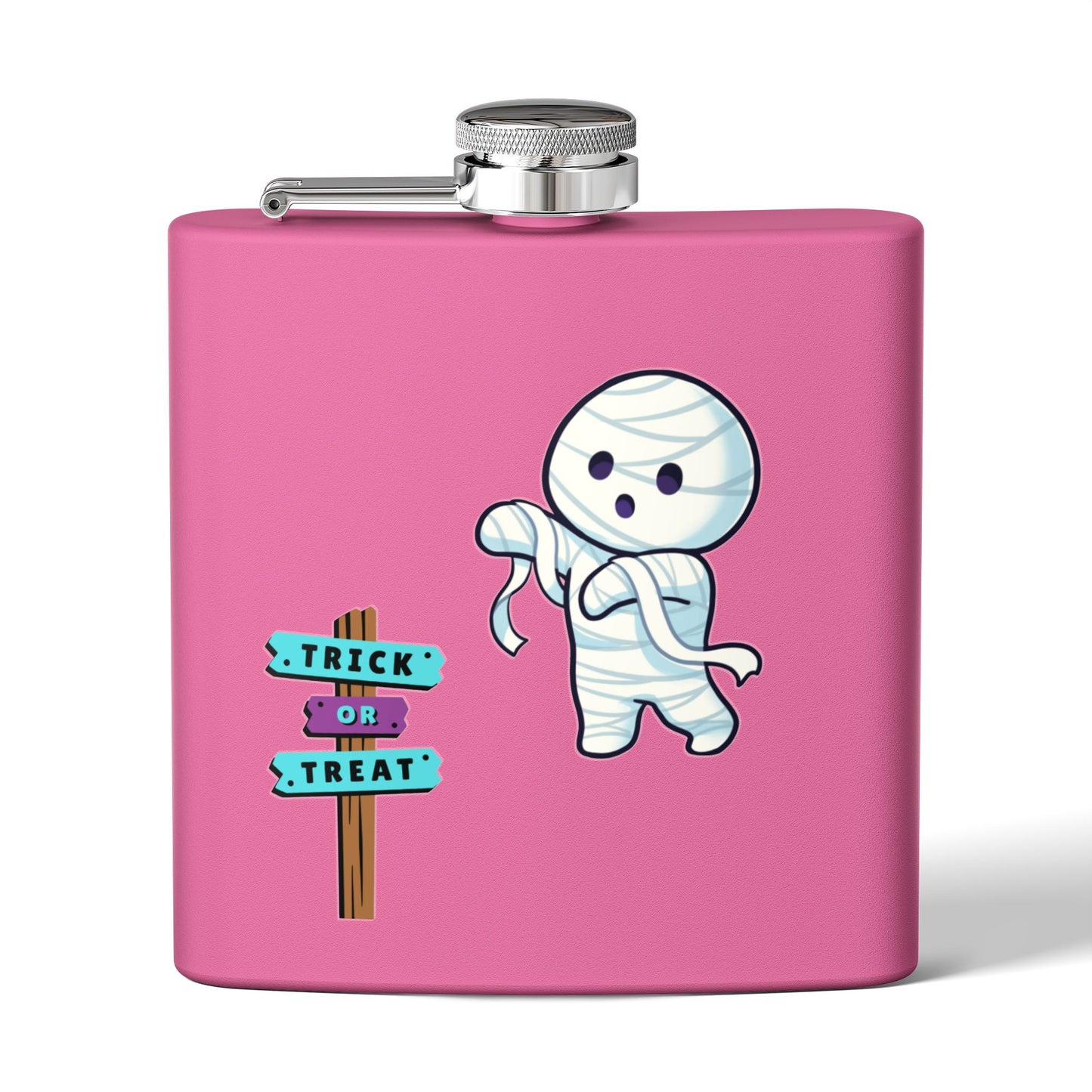 Halloween Bandaged Ghost Flask