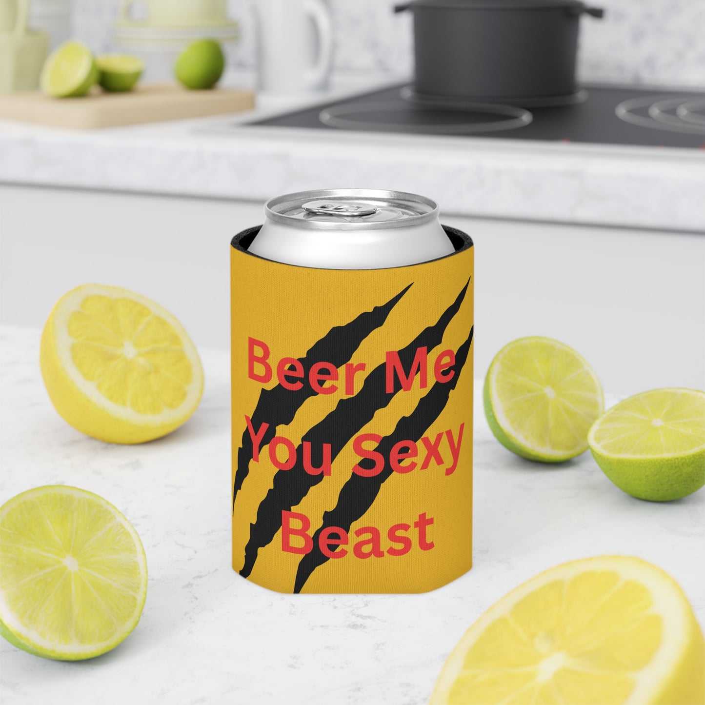 Beer Me You Sexy Beast Can Cooler