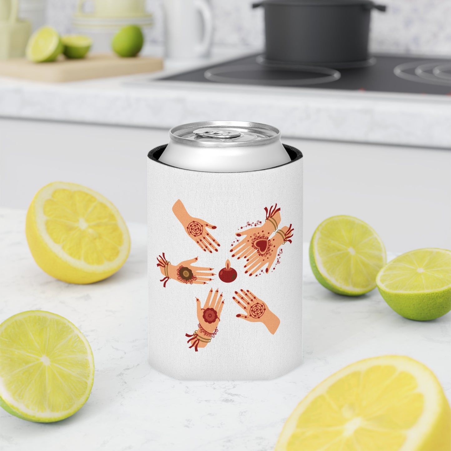 Bride Tribe Keepin It Chilled White Can Cooler