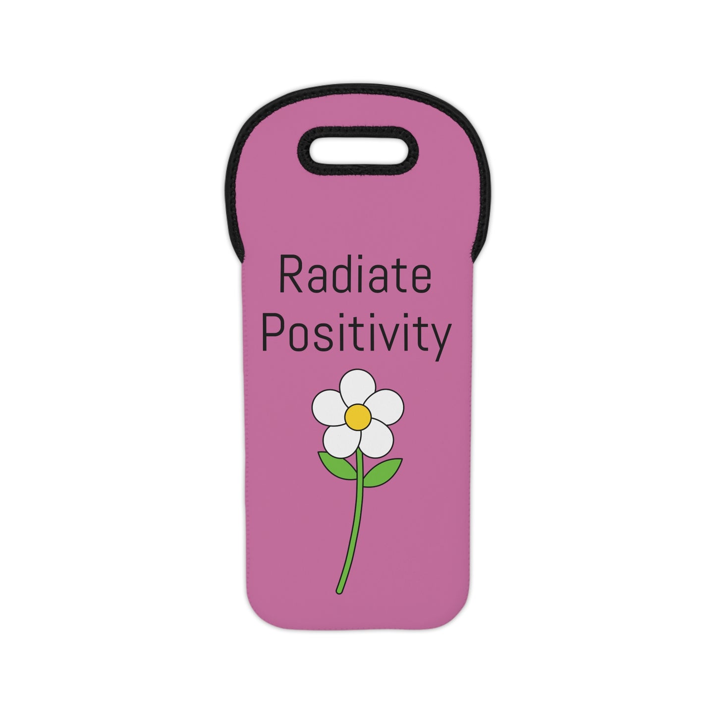 Radiate Positivity Wine Tote Bag