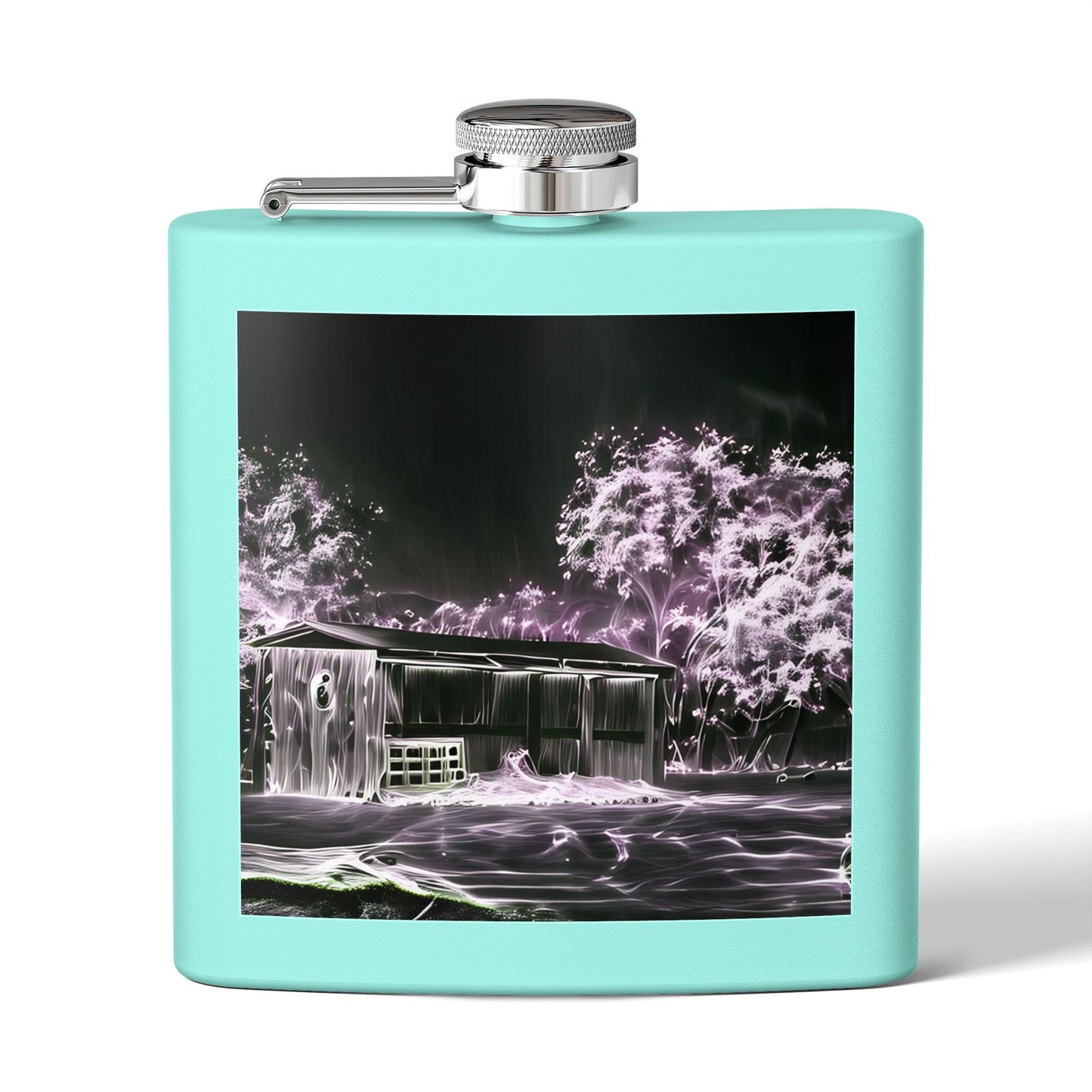 Specter Country Shed Stainless Steel Flask, 6oz