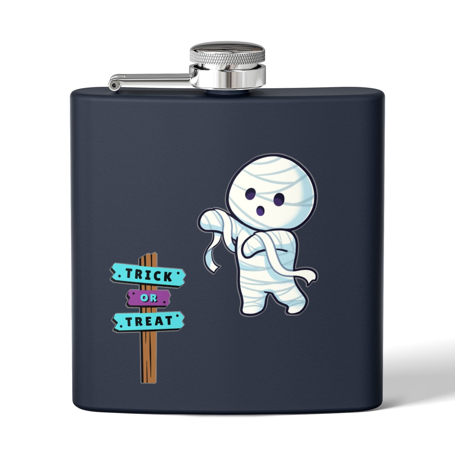 Halloween Bandaged Ghost Flask