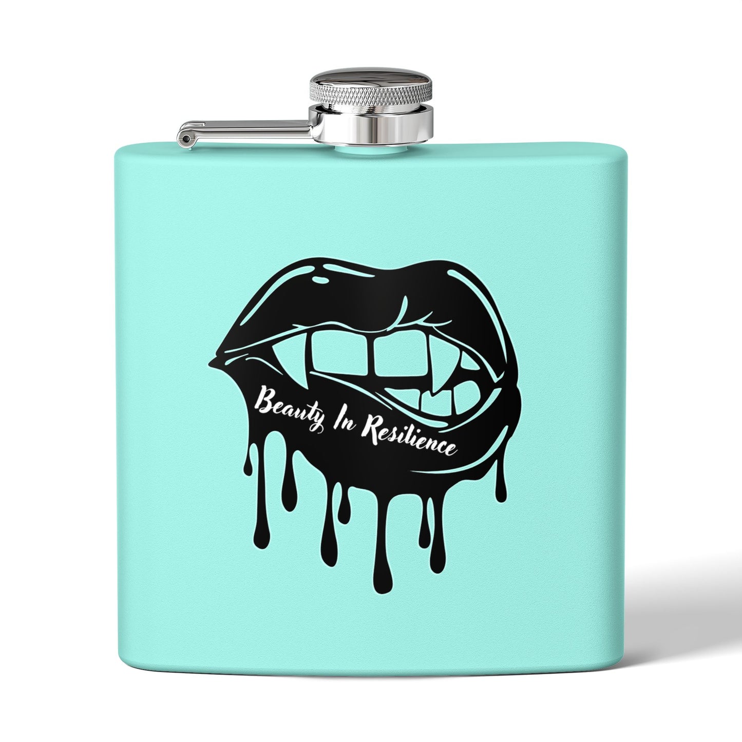 Beauty In Resilience Stainless Steel Flask, 6oz