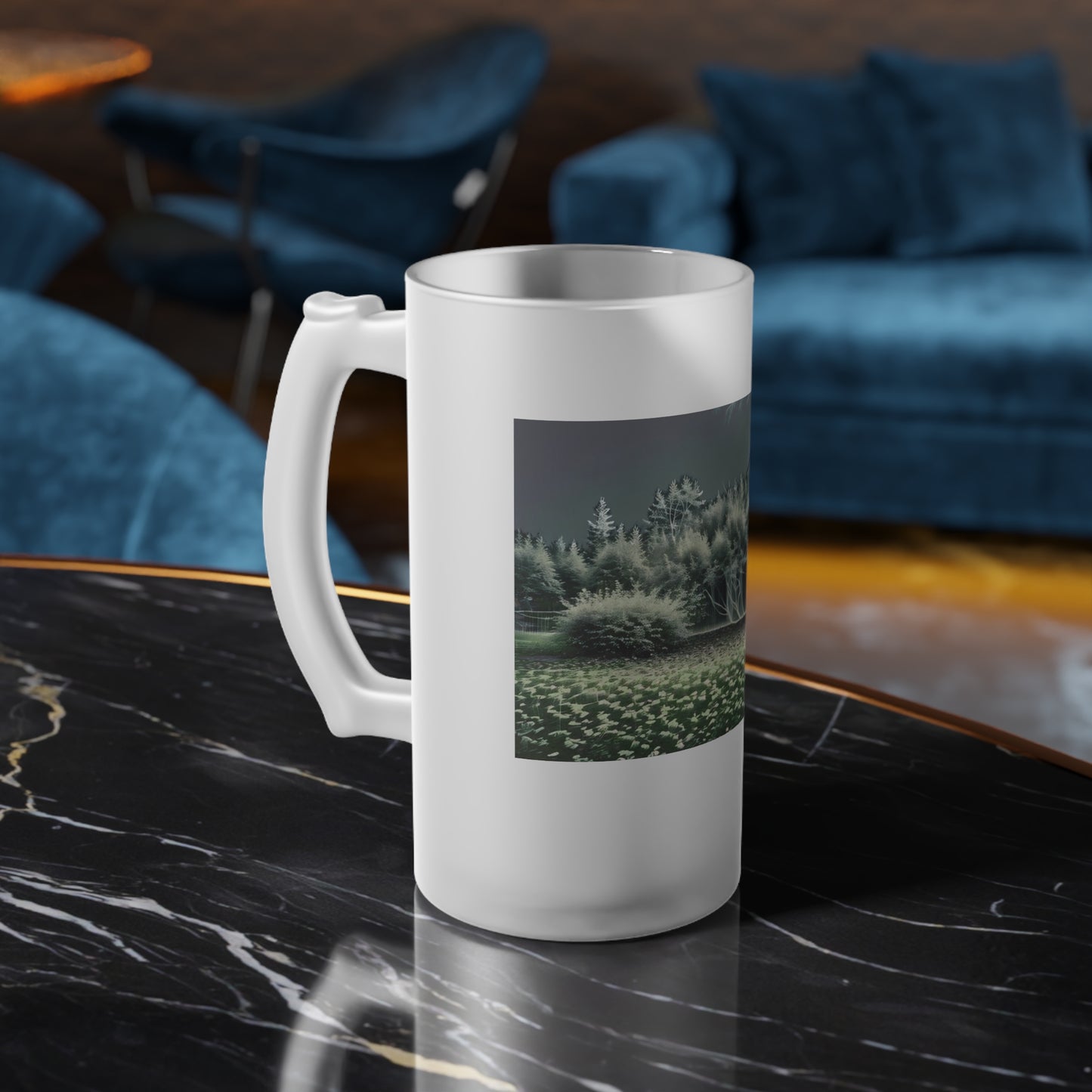 Ghoul Shack Frosted Glass Beer Mug