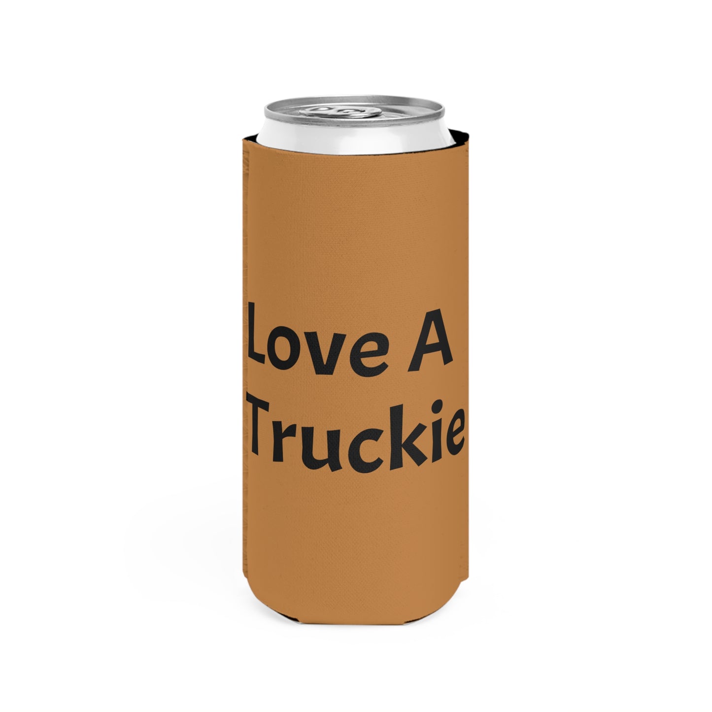 Love A Truckie Slim Can Cooler