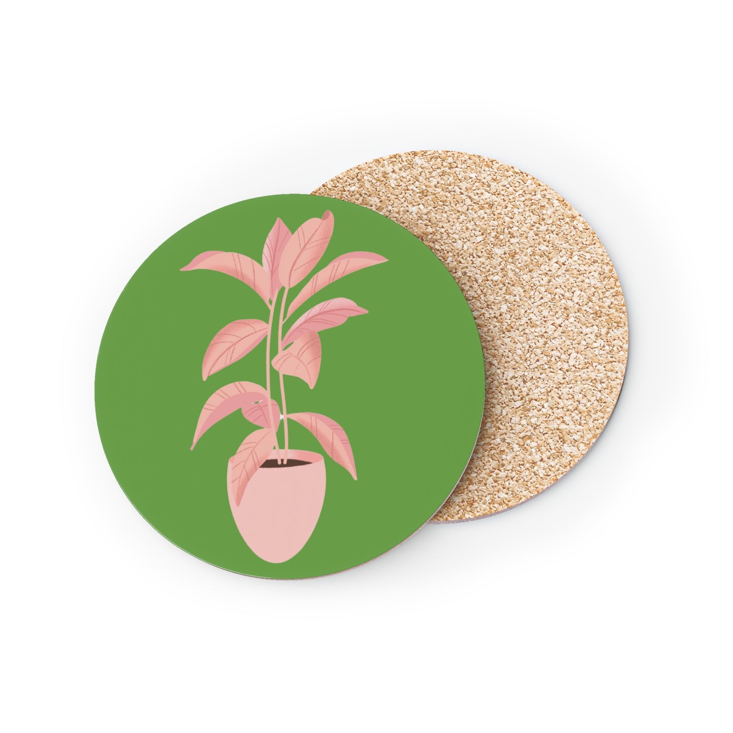 Pink Plant Lover Coasters