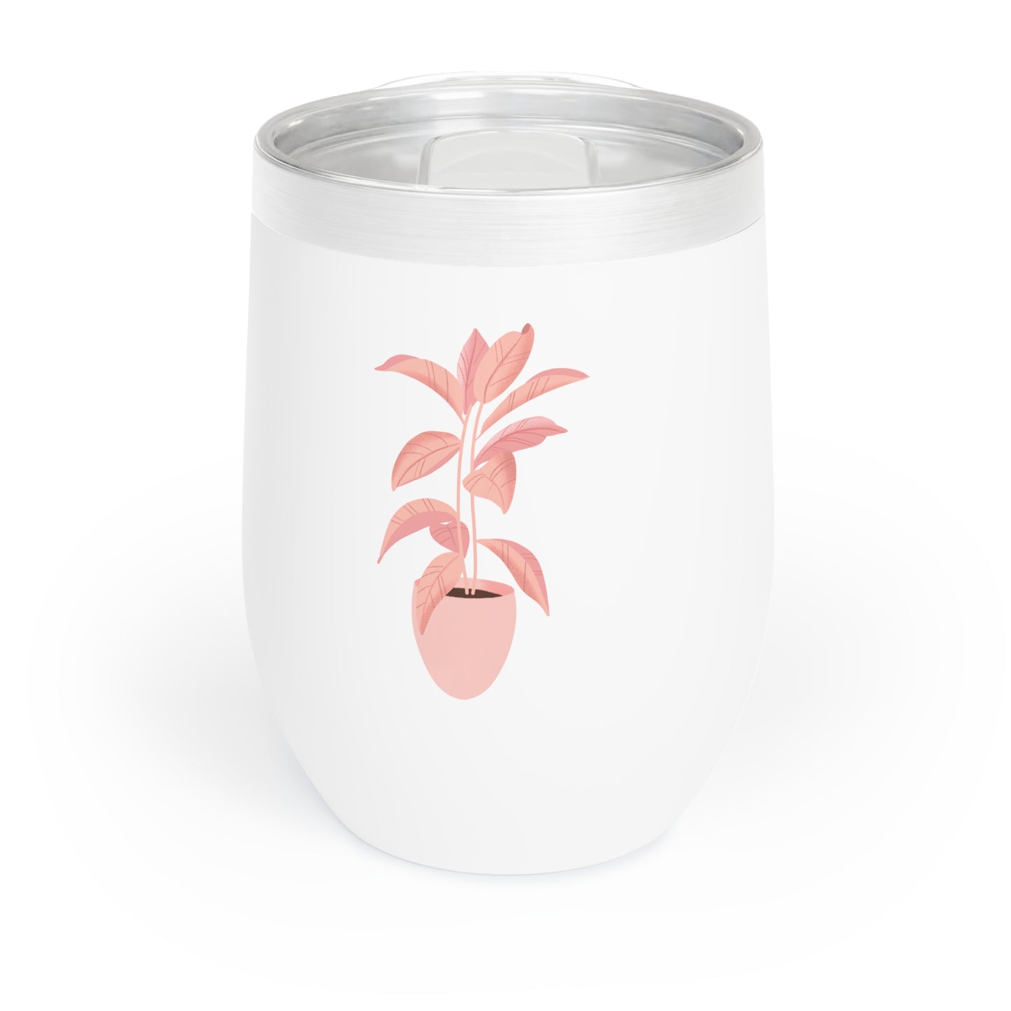 Pink Plant Lover Chill Wine Tumbler