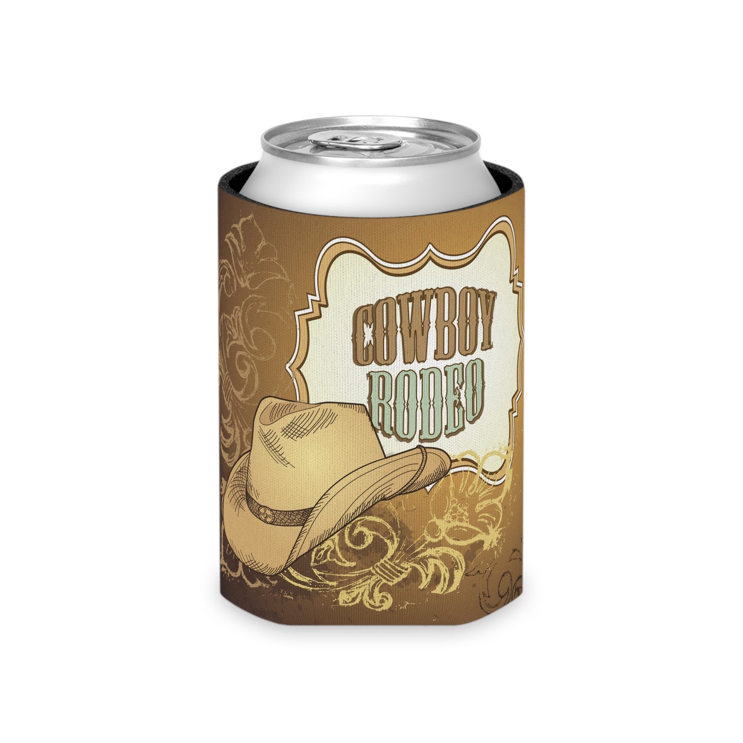 Cowboy Rodeo Can Cooler