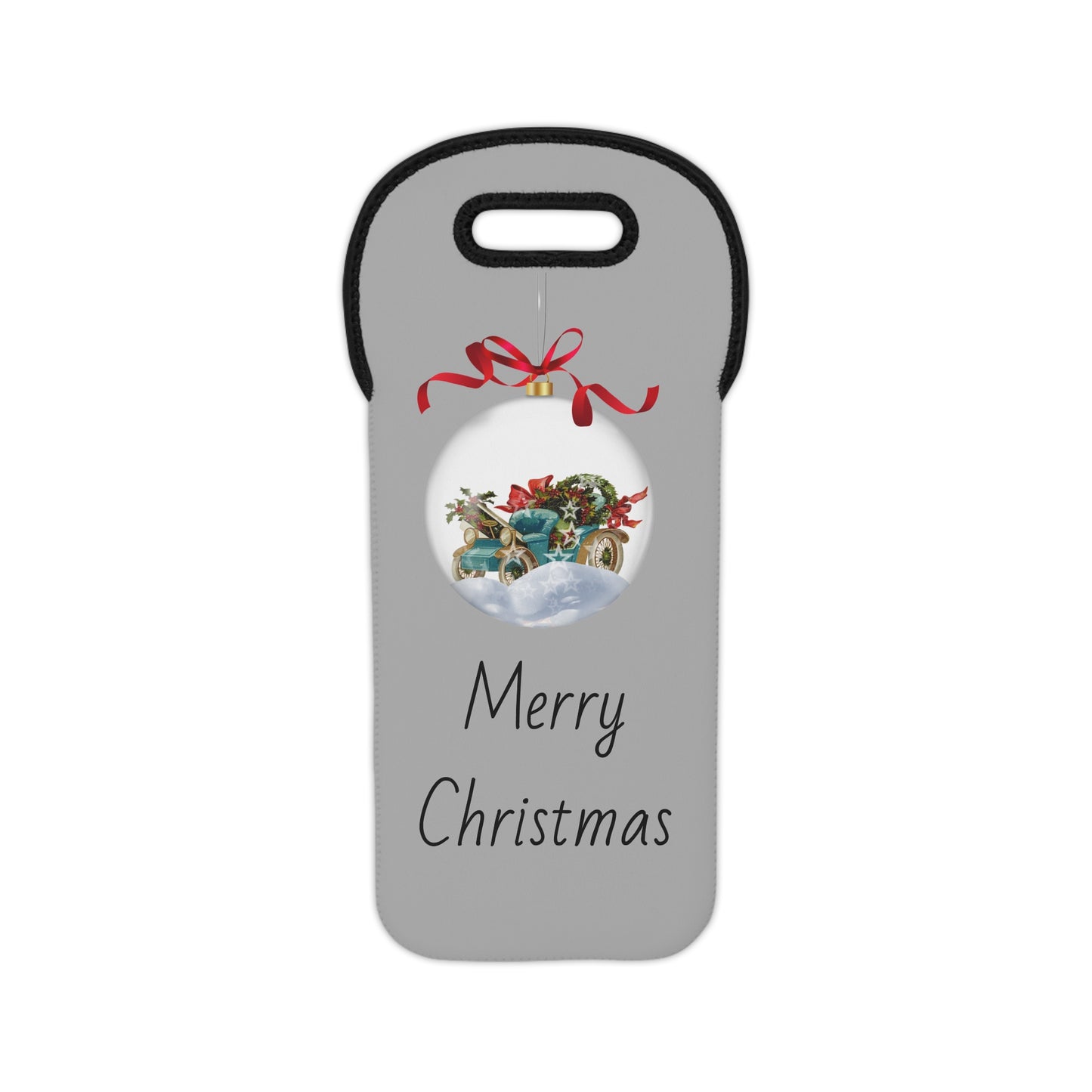 Christmas Ornament Wine Tote Bag