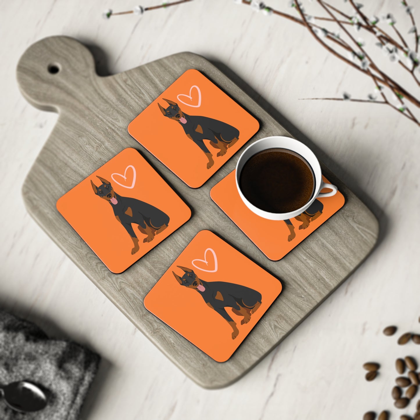 Doberman Lover Coasters