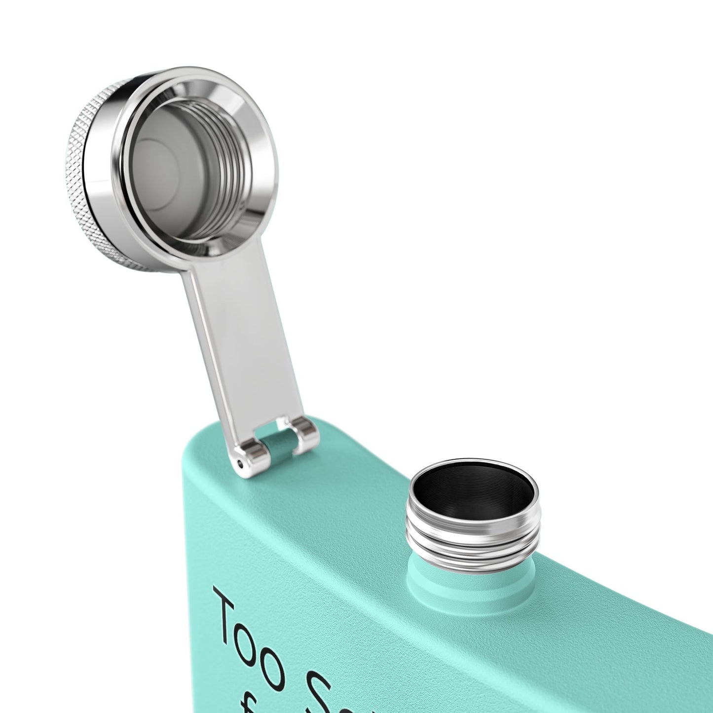 Too Self Aware for your Shit Stainless Steel Flask, 6oz