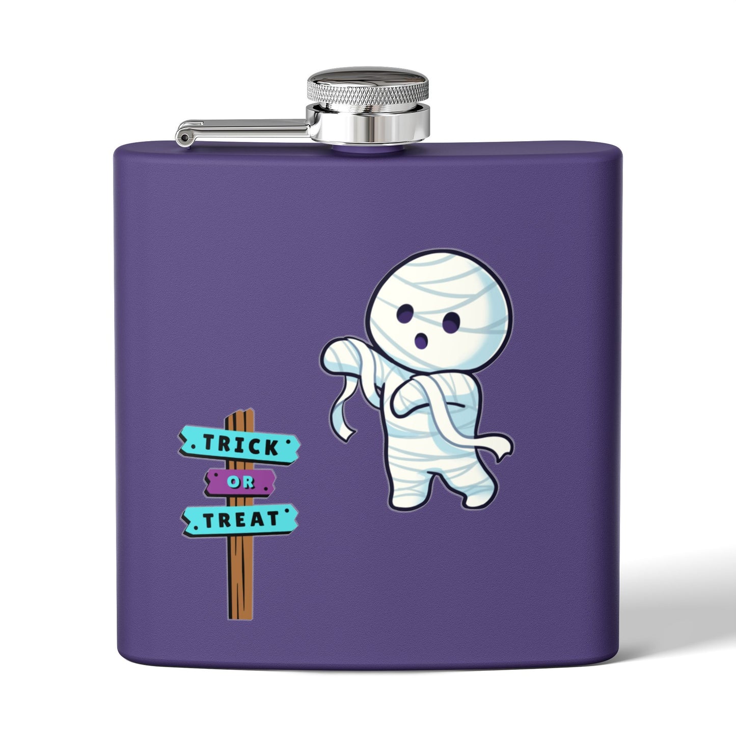 Halloween Bandaged Ghost Flask