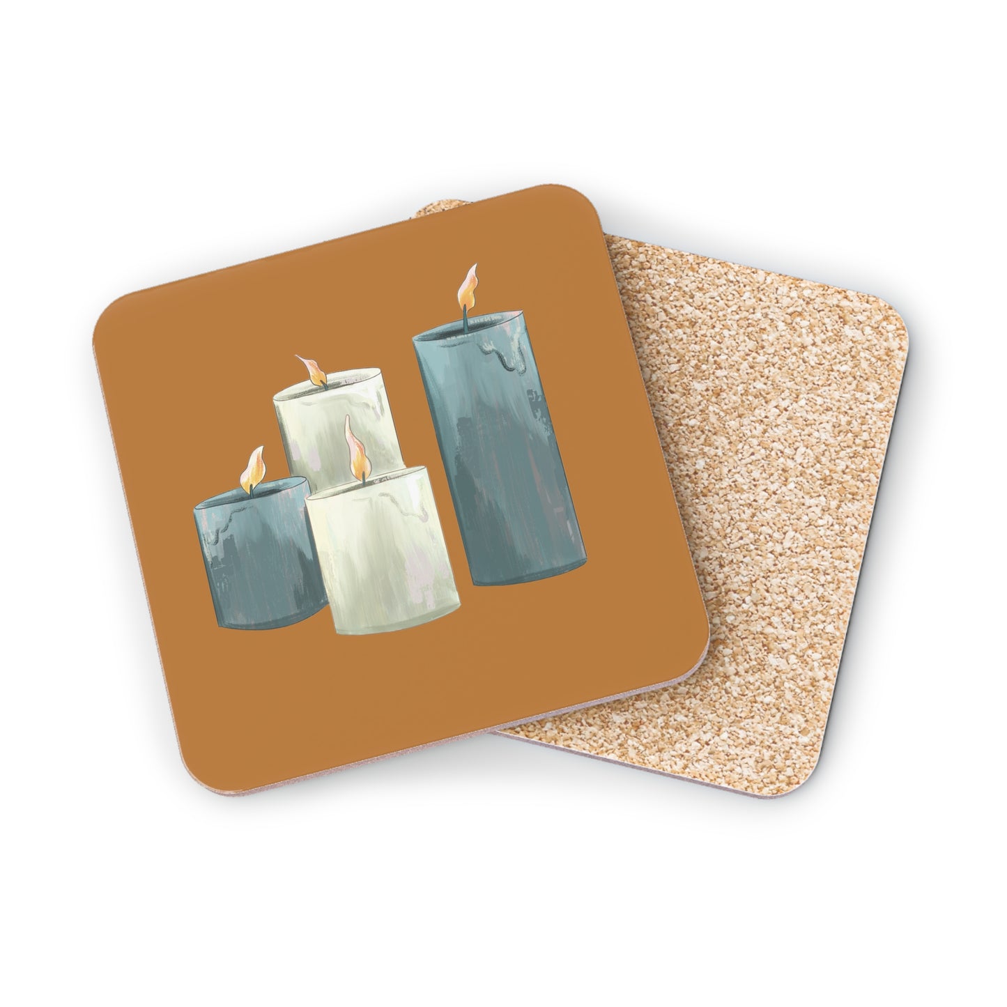 Flickering Candle Coasters