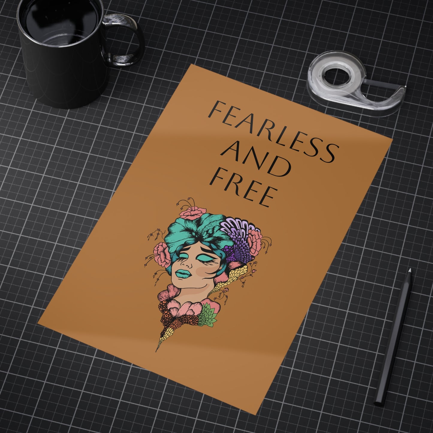 Fearless and Free Unframed Prints