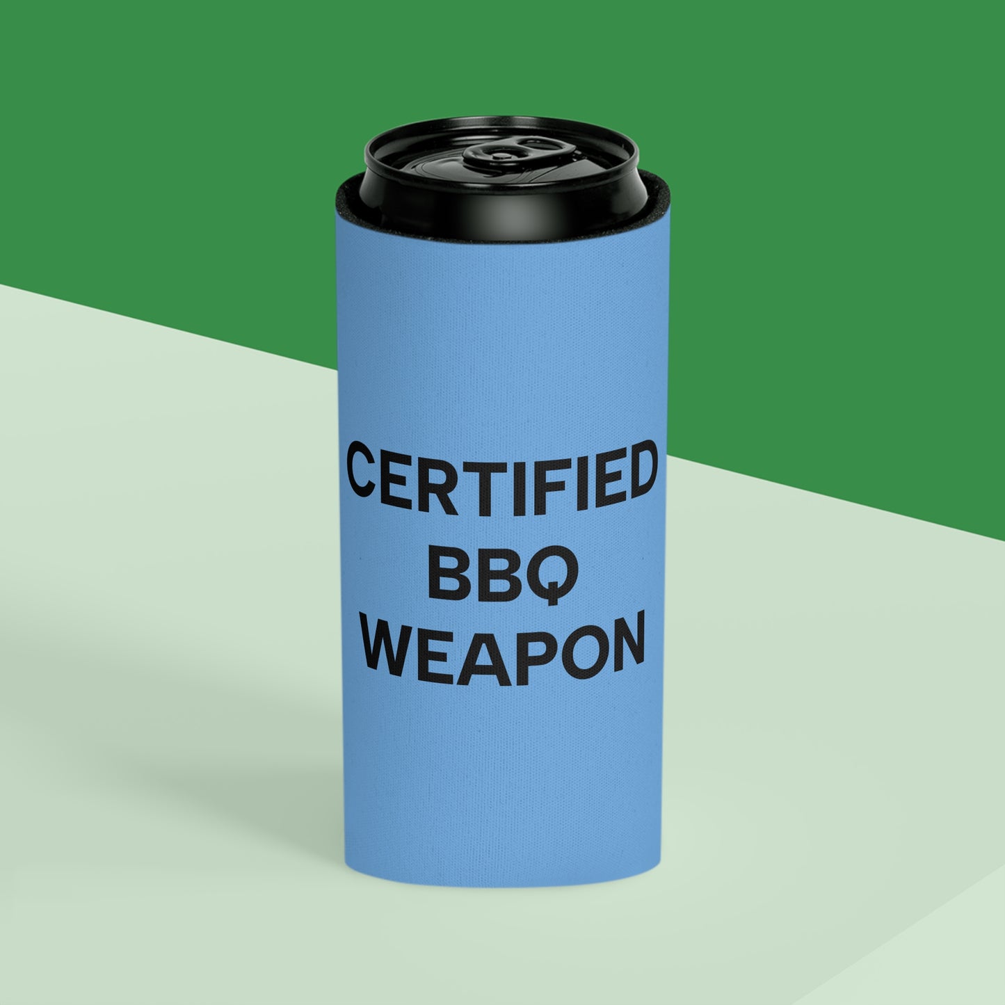 Certified BBQ Weapon Can Cooler