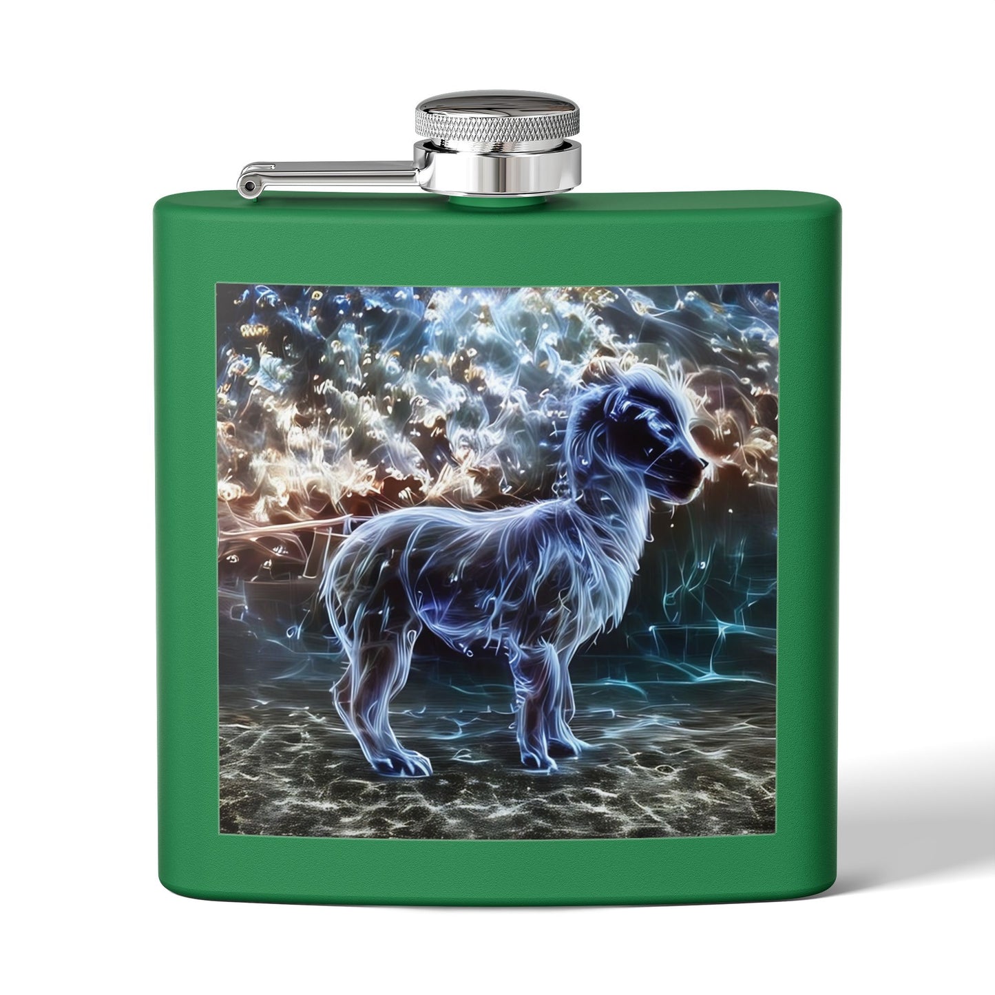 Specter Llama Stainless Steel Flask, 6oz