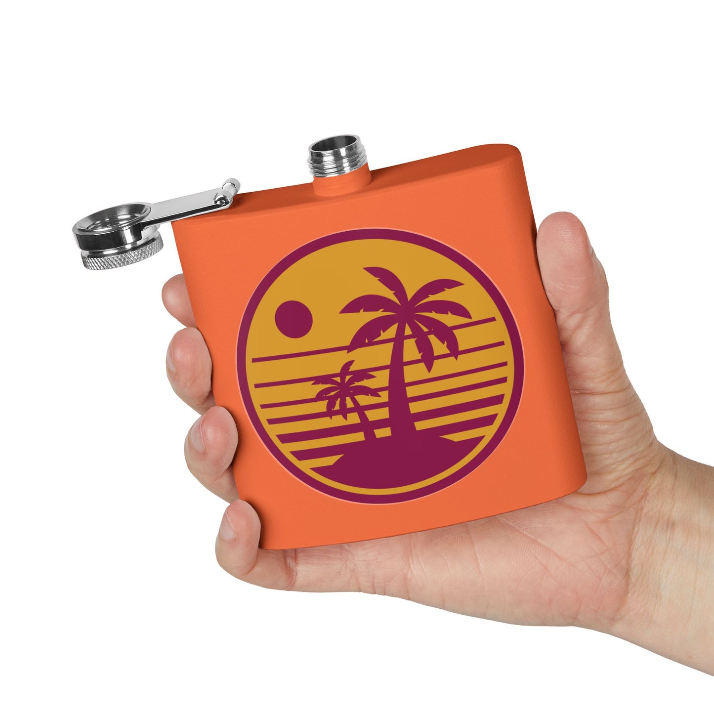 Hello Summer Flask Stainless Steel 6oz