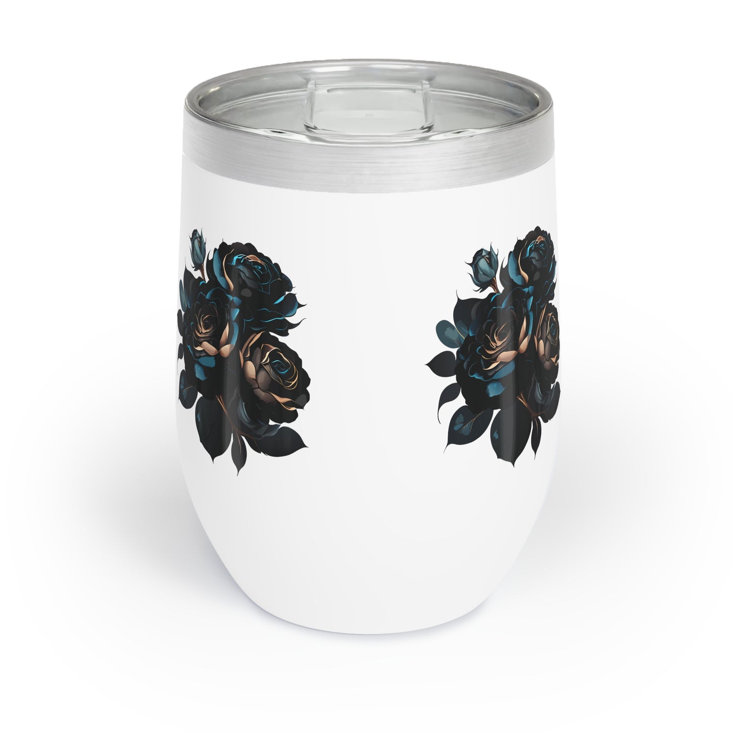 Strength Blooms In Darkness Chill Wine Tumbler