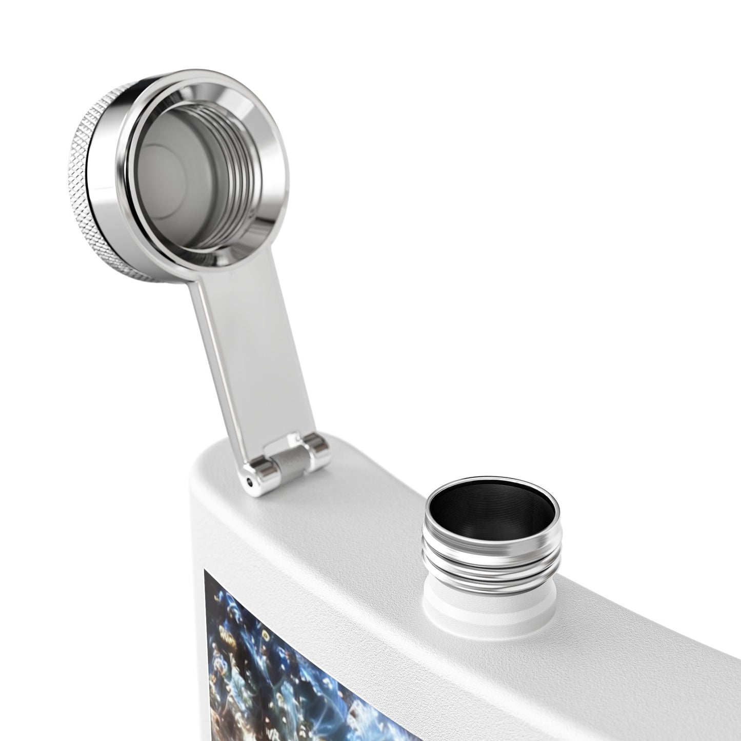Specter Llama Stainless Steel Flask, 6oz