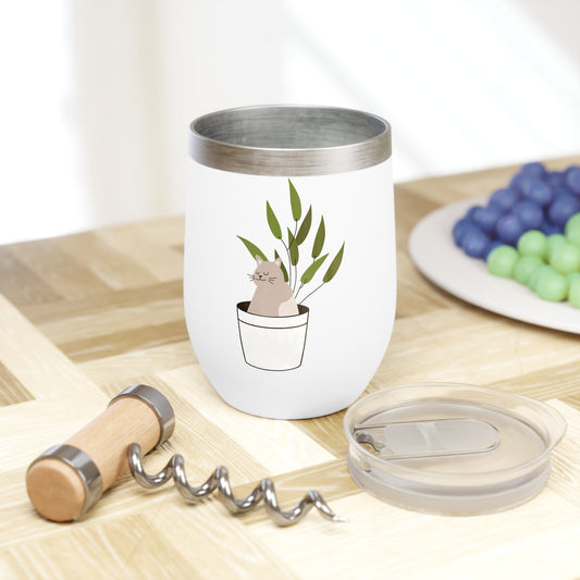 Cat Nap Chill Wine Tumbler