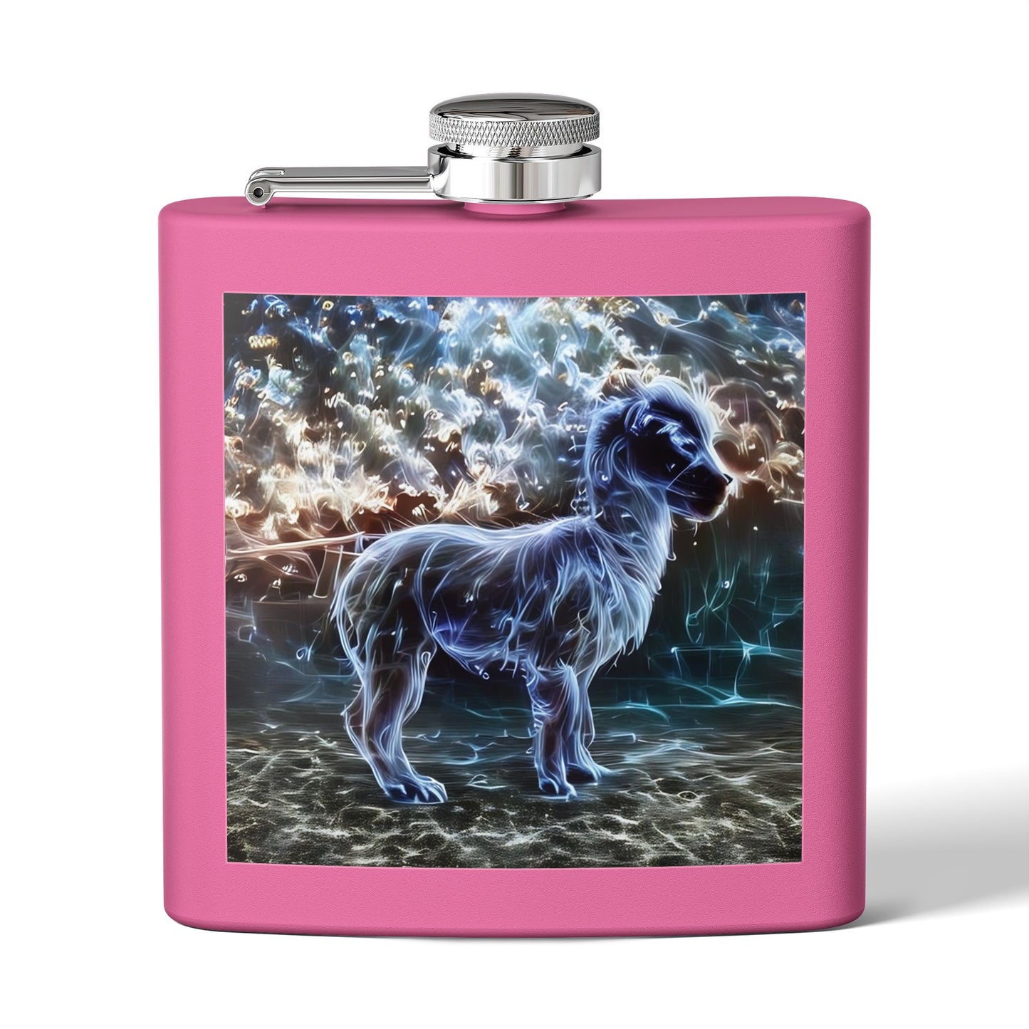 Specter Llama Stainless Steel Flask, 6oz