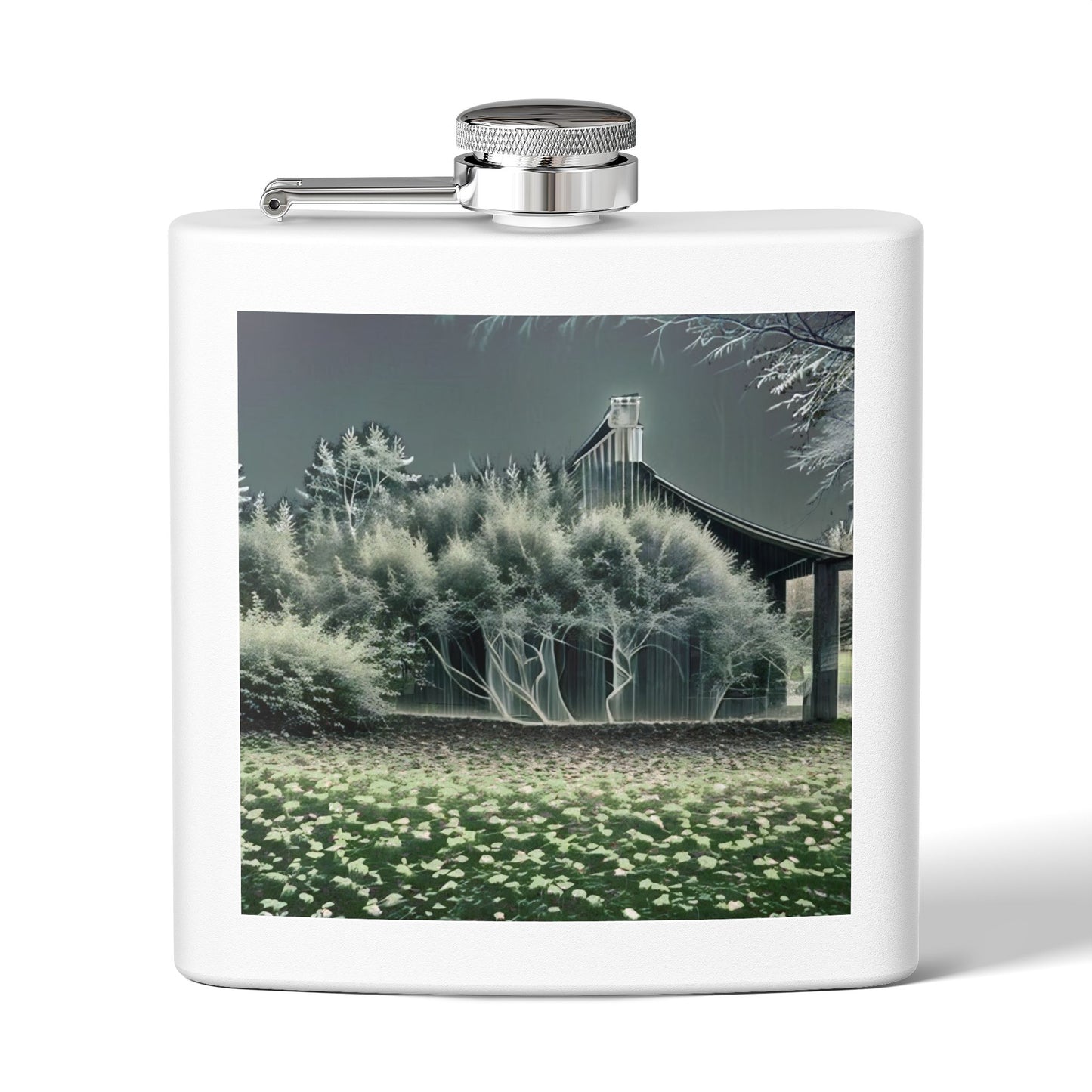 Ghoul Shack Stainless Steel Flask, 6oz