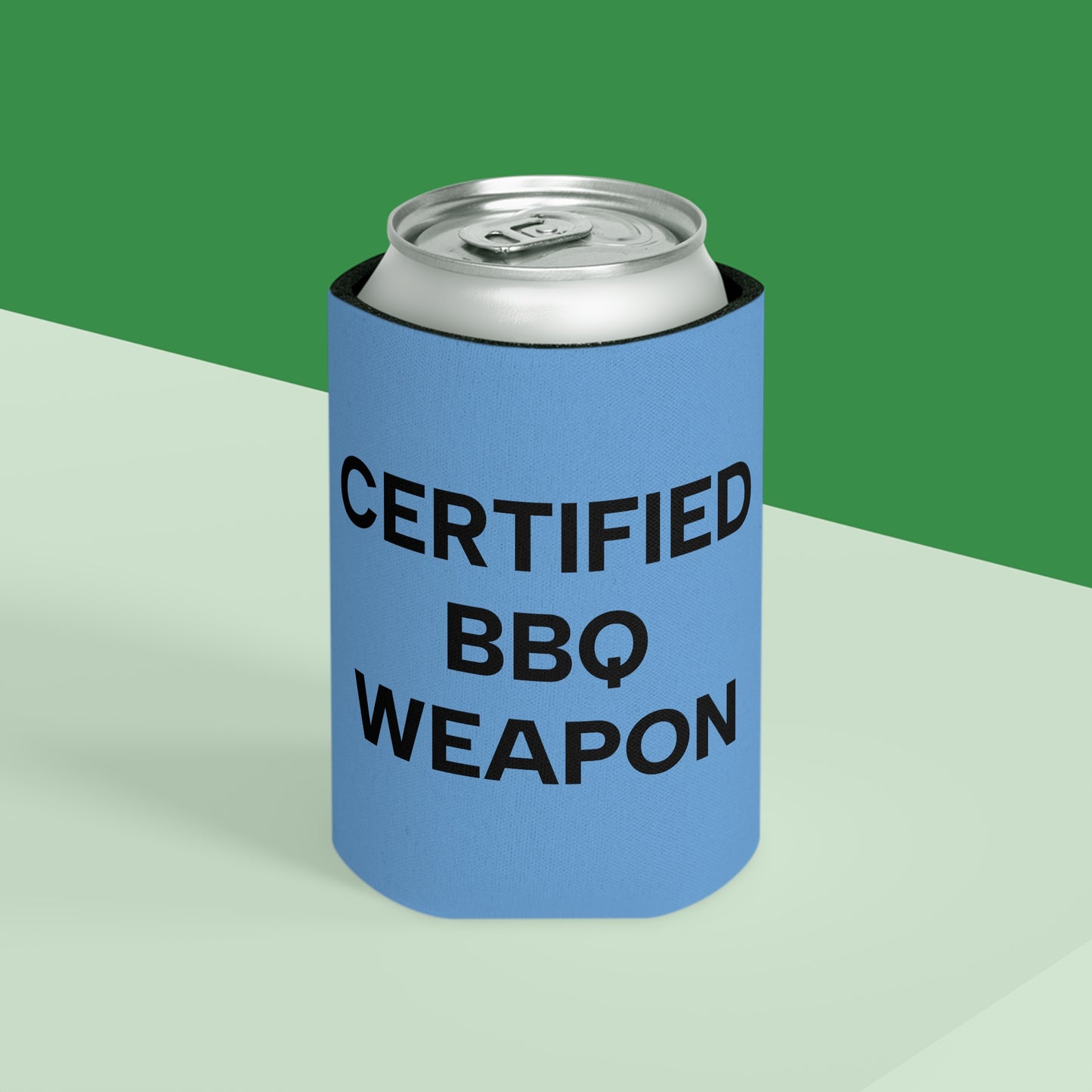 Certified BBQ Weapon Can Cooler