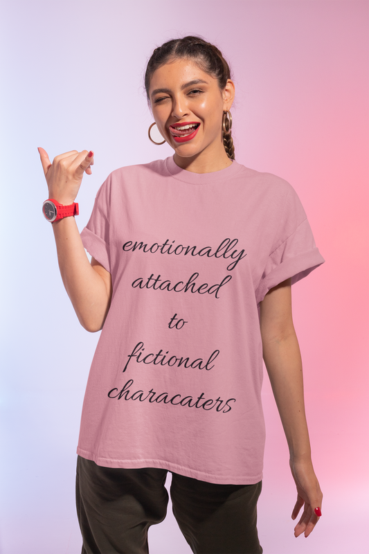 Emotionally Attached to Fictional Characters Unisex Garment-Dyed T-shirt