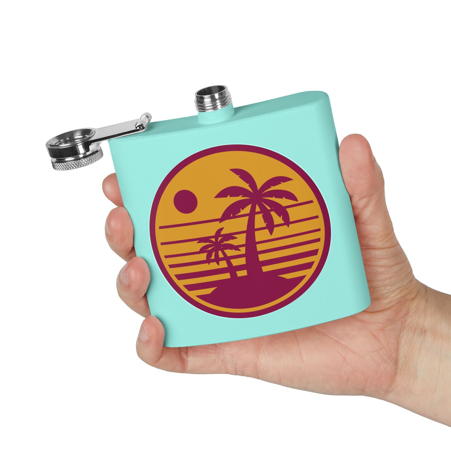 Hello Summer Flask Stainless Steel 6oz