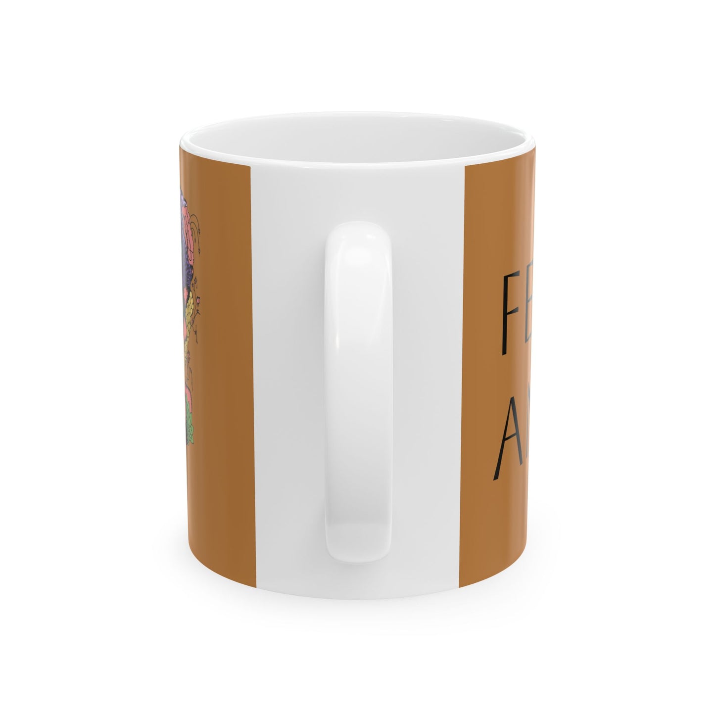 Fearless and Free Ceramic Mug, (11oz, 15oz)