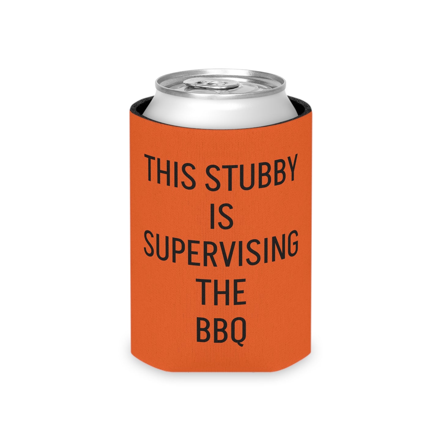 This Stubby is Supervising the BBQ Can Cooler