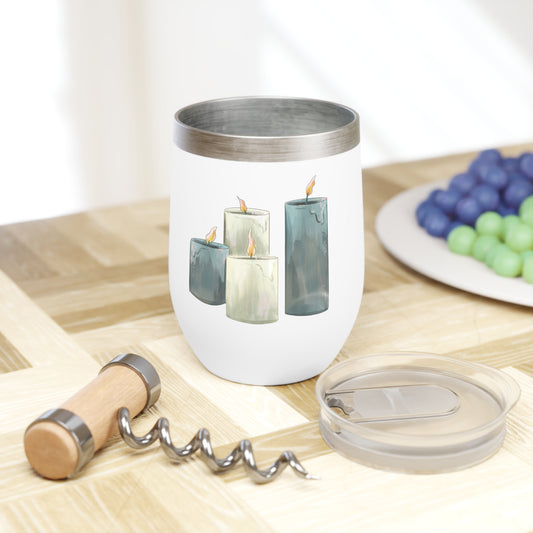 Flickering Candle Chill Wine Tumbler