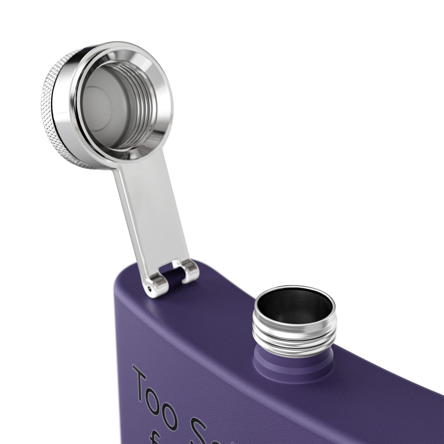 Too Self Aware for your Shit Stainless Steel Flask, 6oz