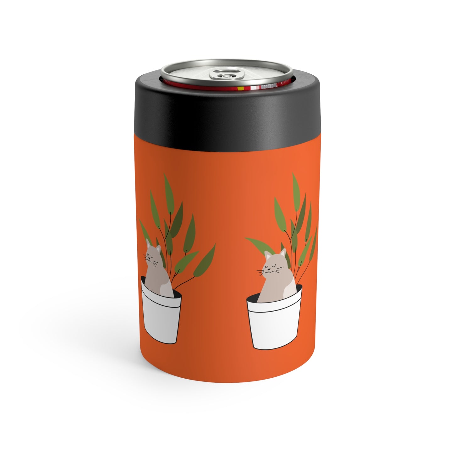Cat Nap Stainless Can Holder